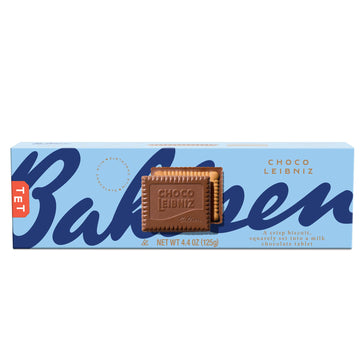 Bahlsen Choco Leibniz Milk Cookies (3 boxes) - Leibniz Butter Biscuits topped with a thick layer of German Chocolate - 4.4 oz bo