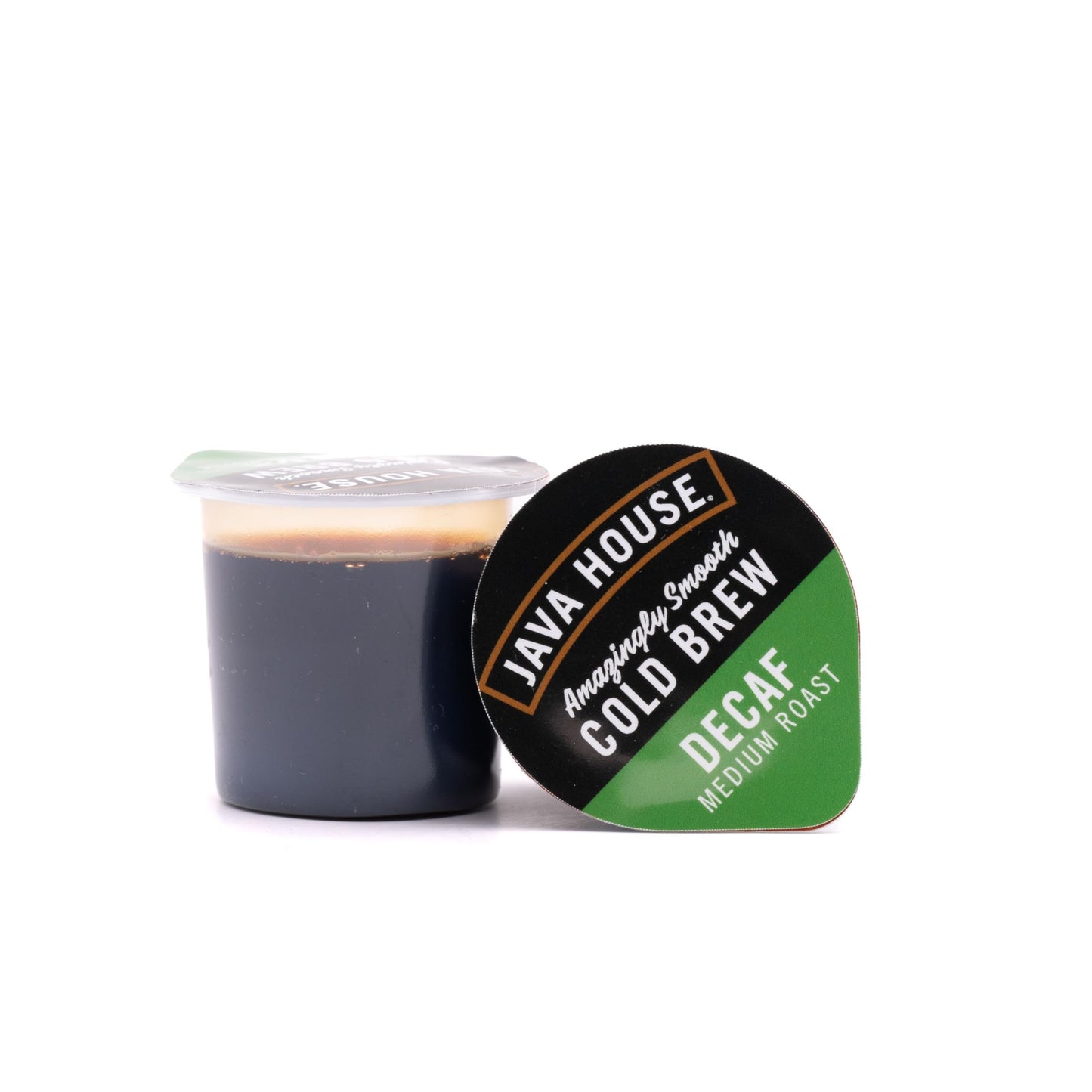 Java House Cold Brew Coffee Concentrate Pods, Decaf, 1.35 Fl Oz, 12 Count, Model FCC09350