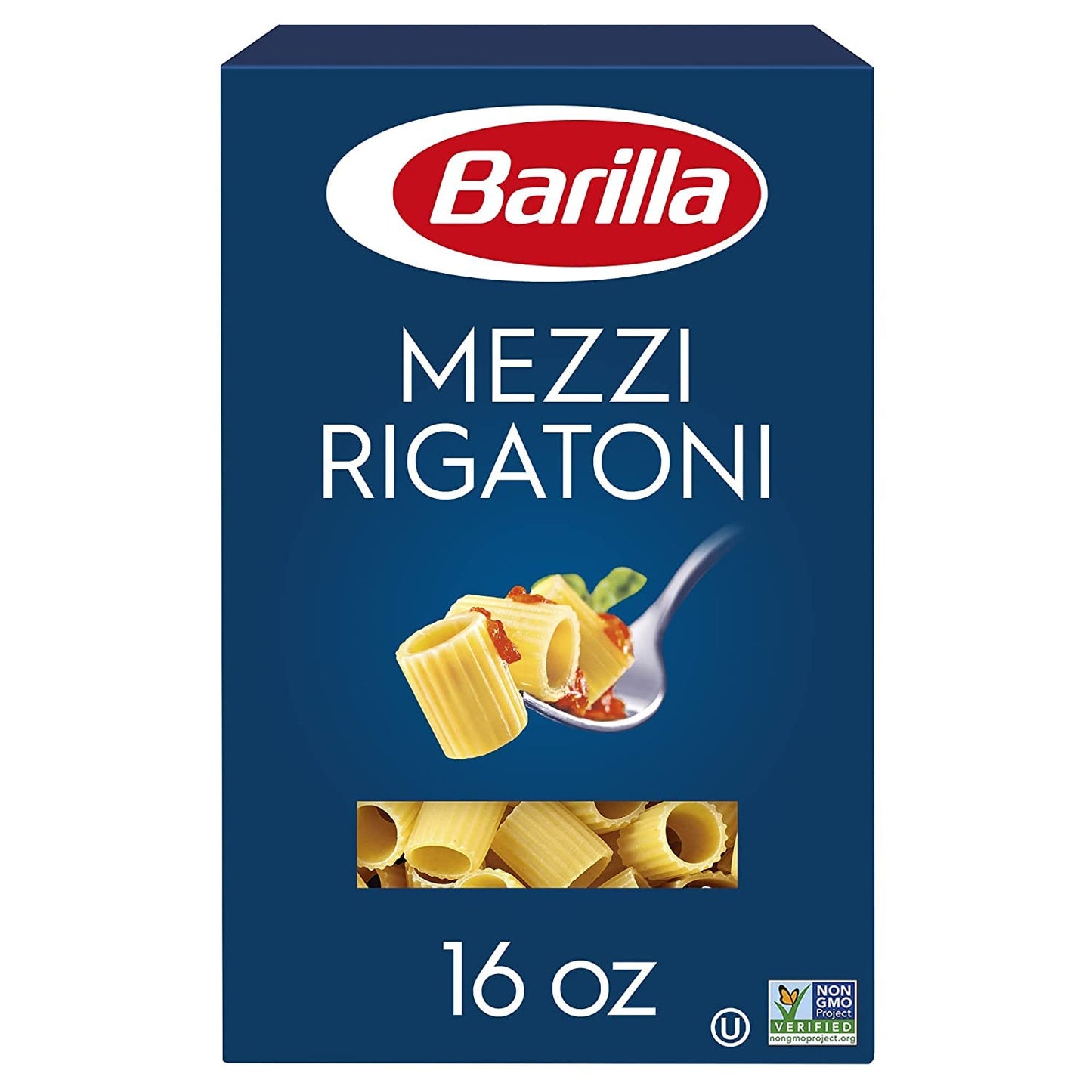 Barilla, Mezzi Rigatoni Pasta, 16oz Box (Pack of 3)