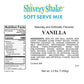 Shivery Shake Vanilla Soft Serve Ice Cream Mix