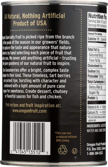 Oregon, Gooseberry, 15 Oz (Pack Of 8)