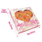Qiqee Auto-Pop Up 10X10X2.5 Inch Pie Boxes With Window 30Packs Cookie Donut Bakery Box