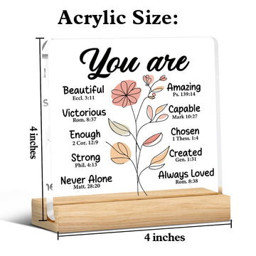Christian Gifts For Women, Inspirational Religious Gifts For Female Friends On Birthday Mothers Day Christmas, Bible Verses Jesu