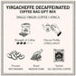 Bacha Coffee | Yirgacheffe Decaffeinated Ethiopia Single Origin, 100% Arabica Beans, Medium Dark Roast, X12 Individually Wrapped