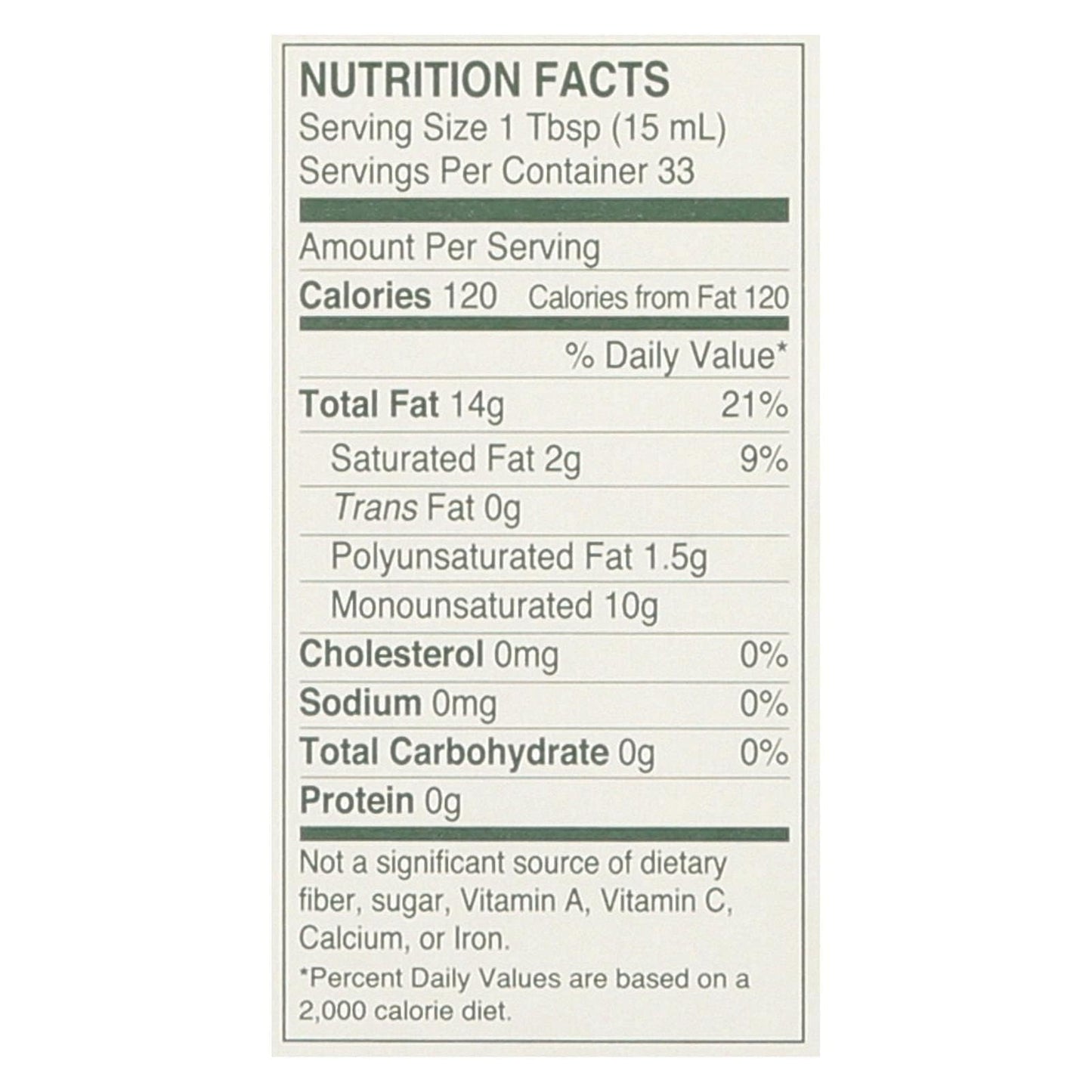 California Olive Ranch Arbequina Extra Virgin Olive Oil, 16.9 Ounce -- 6 per case.