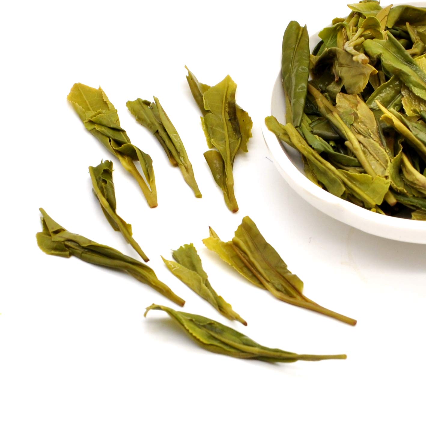 Chawuwarmsun [B] Longjing Green Tea,8.8Oz/250G,Chinese Dragon Well Green Tea Loose Leaf