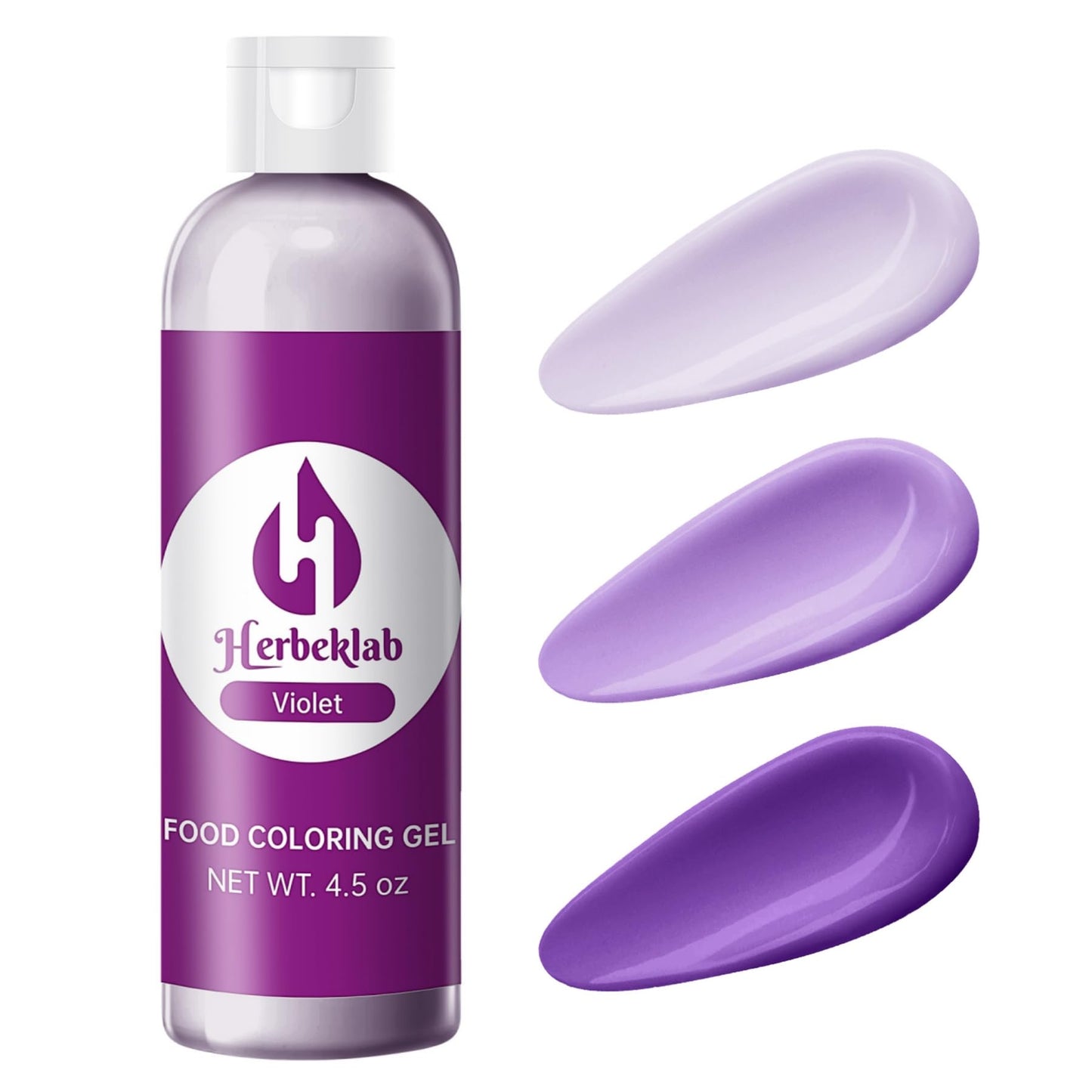 Purple Food Coloring Gel 4.5 oz Professional Grade Purple Food Dye Concentrated Violet Gel Food Coloring for Icing Baking Cake D