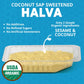 Organic Ohgoodness! Coconut Halva - Case Of 12 - Only Two Simple Ingredients, Melt-In-Mouth Snack & Dessert, Coconut Sap Sweeten