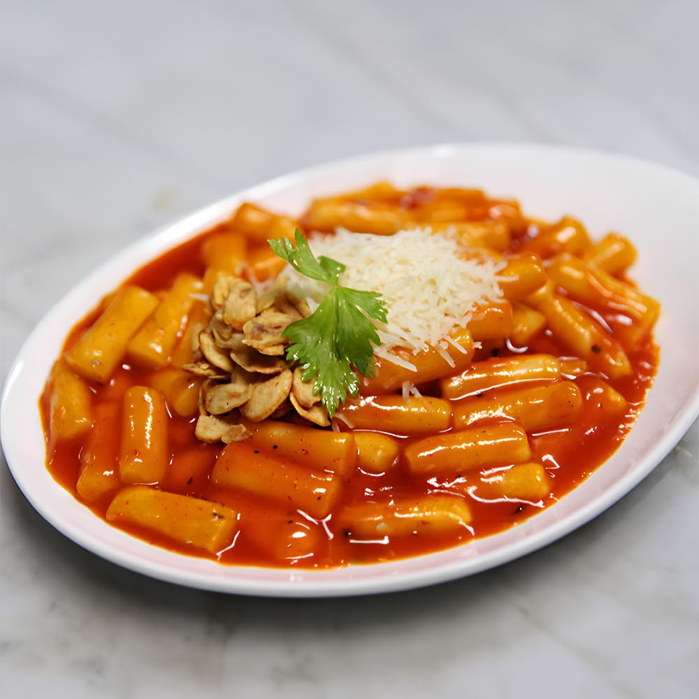 [Dongwon] Authentic Korean Rice Cake Topokki with Creamy Cheese Flavor | Popular Korean Street Food | Easy to Prepare | Deliciou