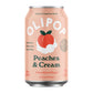OLIPOP Prebiotic Soda Pop, Peaches & Cream, A New Kind of Soda Packed with Prebiotics, Fiber, and Botanicals, Gluten Free, Vegan
