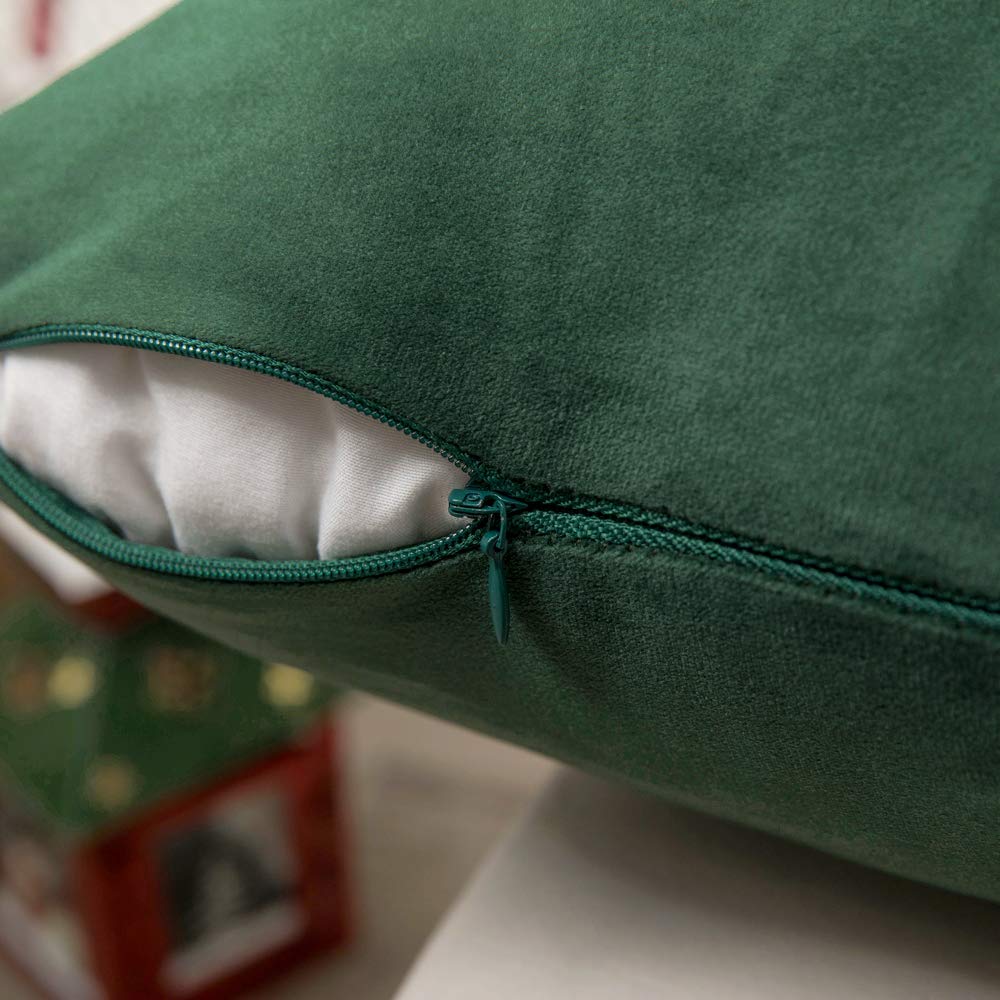 Miulee Velvet Soft Soild Decorative Square Throw Pillow Cover Cushion Case For Sofa Bedroom Car 24 X 24 Inch 60 X 60 Cm