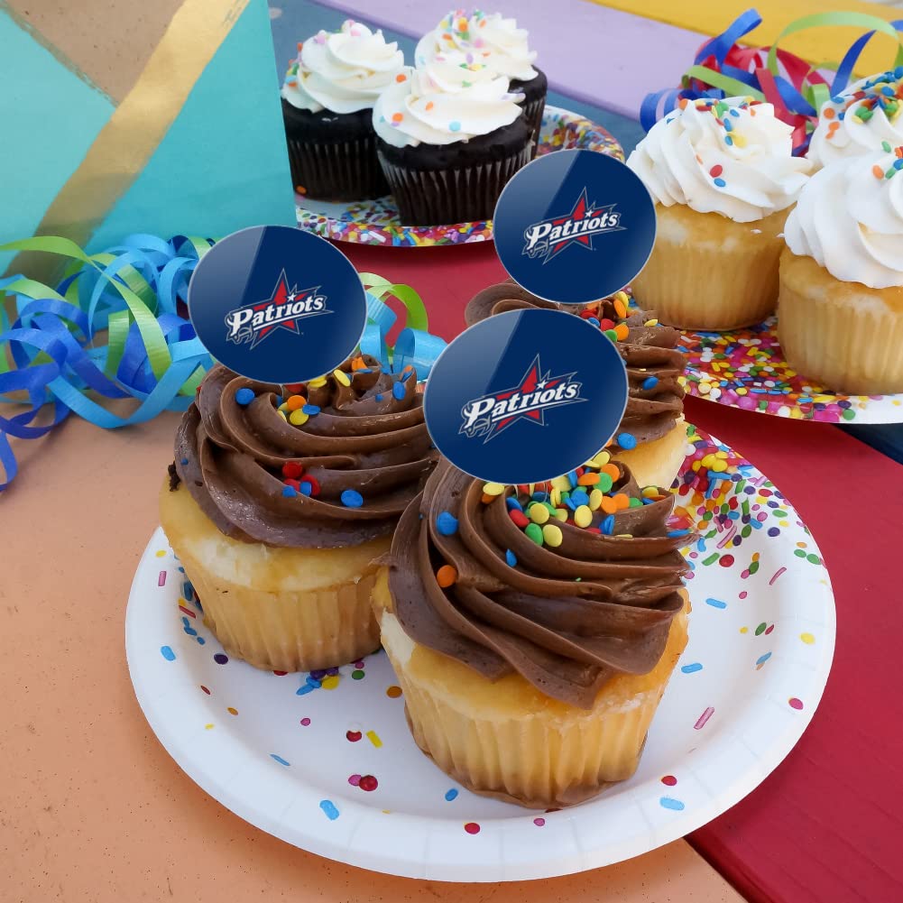 Francis Marion University Primary Logo Cupcake Picks Toppers Decoration Set Of 6