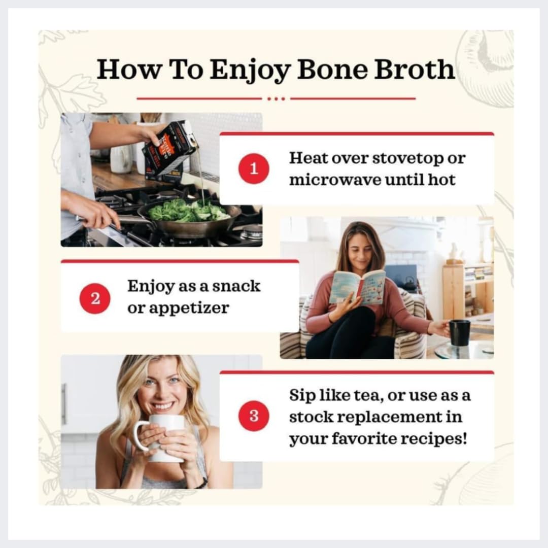 Kettle And Fire Reduce Sodium Chicken Organic Bone Broth, Keto, Paleo, Whole 30 Approved, Gluten Free, 17G Of Protein, Natural S