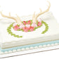 Decoset Antlers Creations Cake Topper For Birthdays And Parties, Decopac Cake Decorating 2-Pc Decorations Set