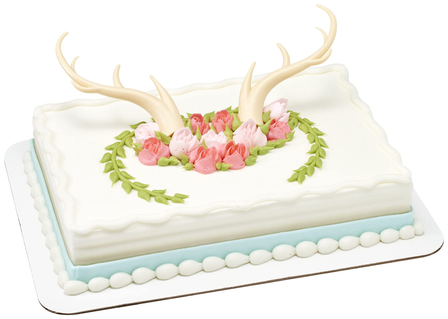 Decoset Antlers Creations Cake Topper For Birthdays And Parties, Decopac Cake Decorating 2-Pc Decorations Set