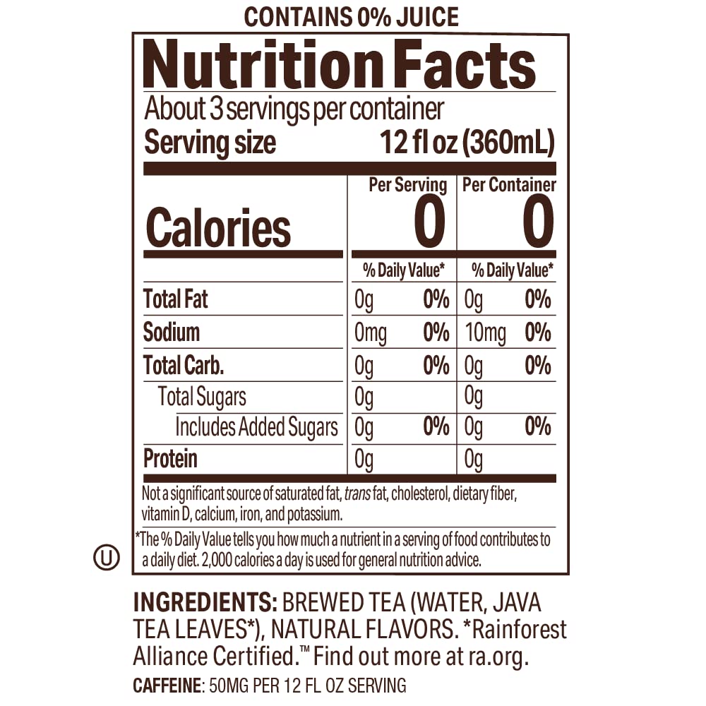 Tejava Pineapple Mango Black Iced Tea, 24 Pack, 12Oz Glass Bottles, Unsweetened, Non-Gmo, Kosher, No Sugar Or Sweeteners, No Cal