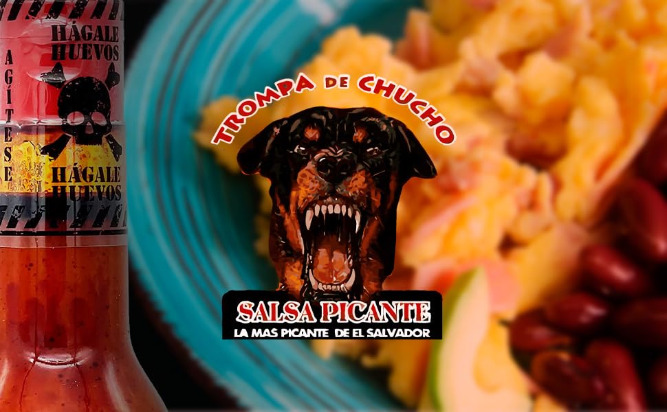 Trompa De Chucho Salsa mas picante de El Salvador Imported by TDP Specialties 6 oz bottles 2 pack
