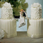 Weddingstar Look Of Love Bride And Groom Porcelain Figurine Cake Topper, 4 1/8'' X 4 1/2'' H