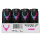 Bucked Up Energy Drink 300mg - Gym N' Juice Flavor - 12 Pack (Miami)