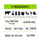 Lime Chili Kalahari Biltong, Air-Dried Thinly Sliced Beef, 2Oz (Pack Of 3), Sugar Free, Gluten Free, Keto & Paleo, High Protein
