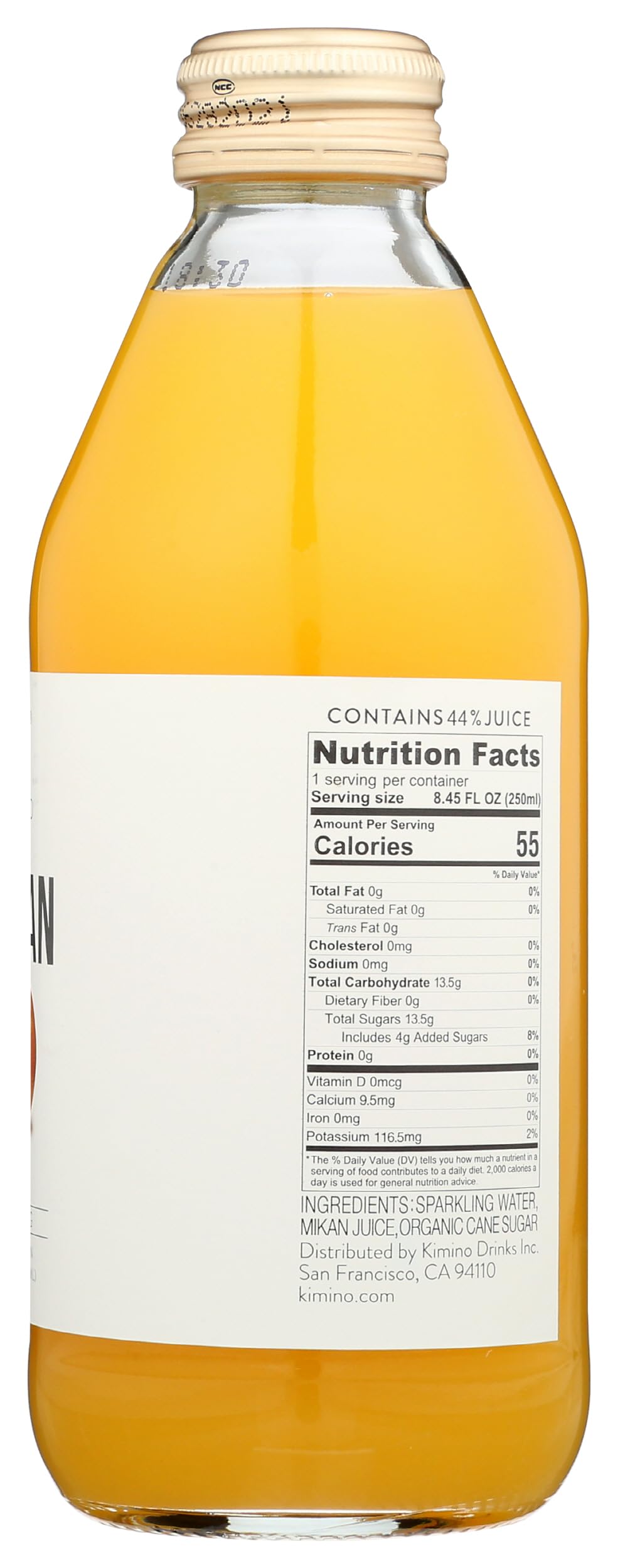 Kimino Drinks Sparkling Mikan Juice, 8.45 Fl Oz