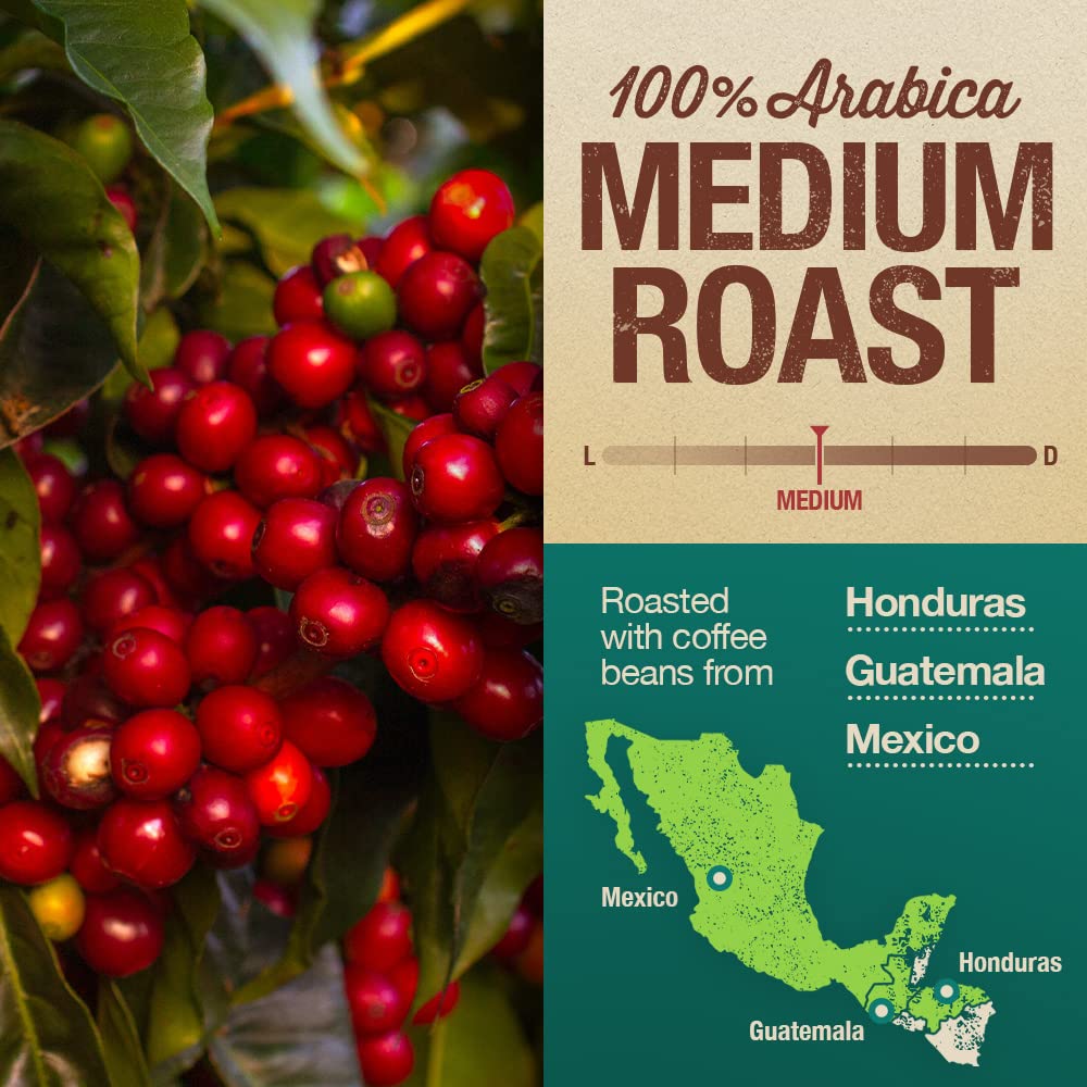 Mayorga Organic Coffee Mayan Blend, Medium Roast, Whole Bean, 12oz, 100% Arabica, USDA Organic, Non-GMO, Kosher