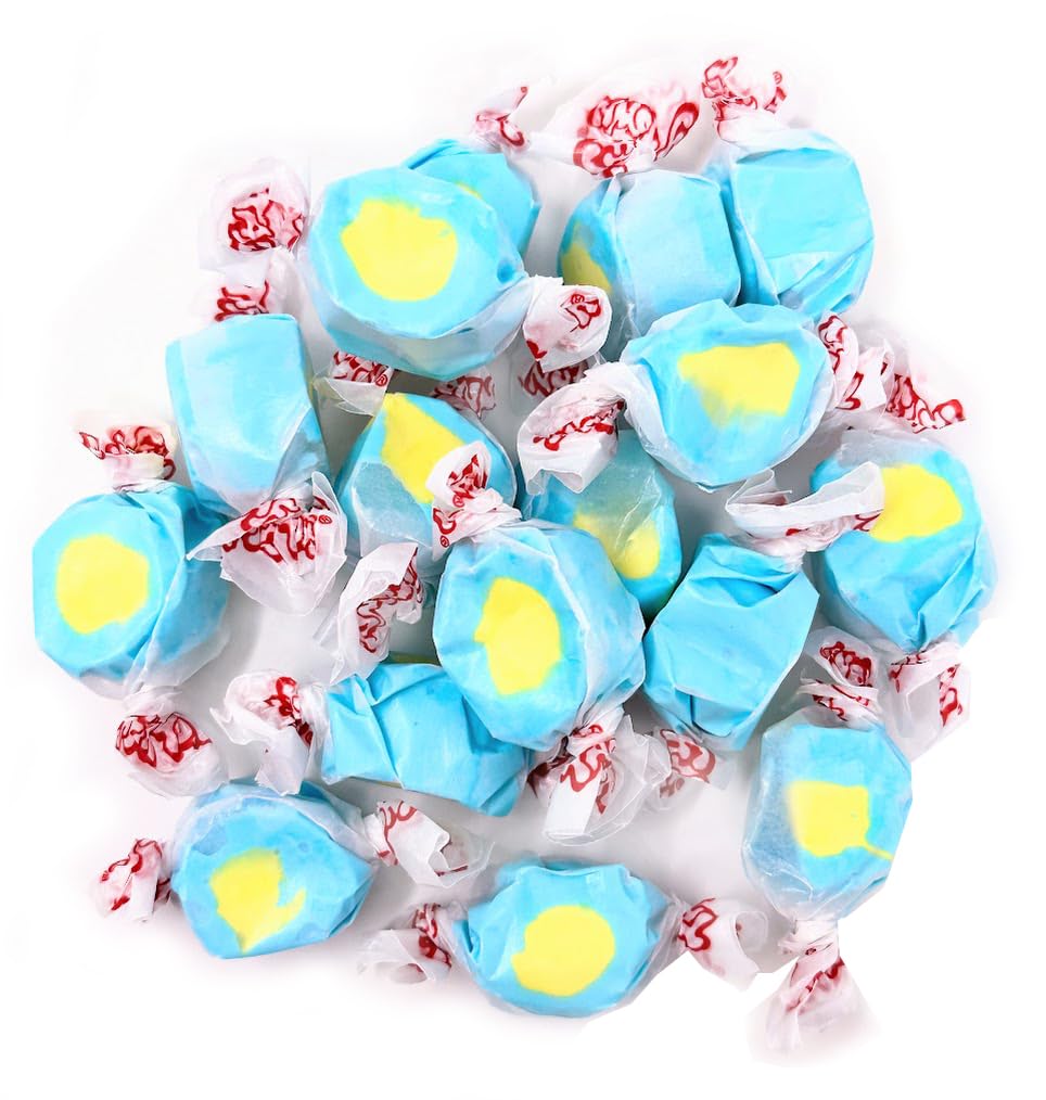 Sweetgourmet Passion Fruit Salt Water Taffy Bulk Candy | 1 Pound