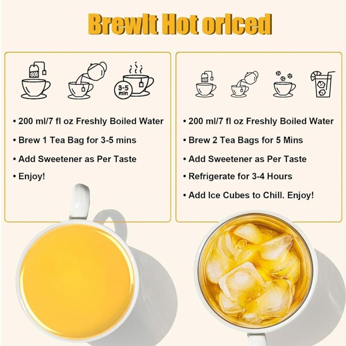 TIMESS Premium Turmeric Ginger Cinnamon Blend Tea Bags, Caffeine Free, 100% Natural, 120 Bags (2 Boxes)