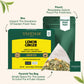 VAHDAM Lemon Ginger Green Tea Bags, 100 Count, Non-GMO, Gluten Free, Fruity Flavor, Resealable Ziplock Pouch