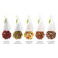 Tea Forte Assorted Herbal Presentation Box Tea Gift Set Sampler  20 Count  2 of Each Variety Individually Wrapped Handcrafted Pyramid Infuser Bags