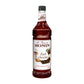 Monin - Dark Chocolate Syrup, Rich Cocoa Flavor, Great for Lattes, Mochas, Smoothies, & Shakes, Vegan, Non-GMO, Gluten-Free (1 L