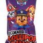 Decorated Paw Patrol Themed Lollipop Rings, Assorted Fruit Flavored Hard Candies, 18 Individually Wrapped Pieces