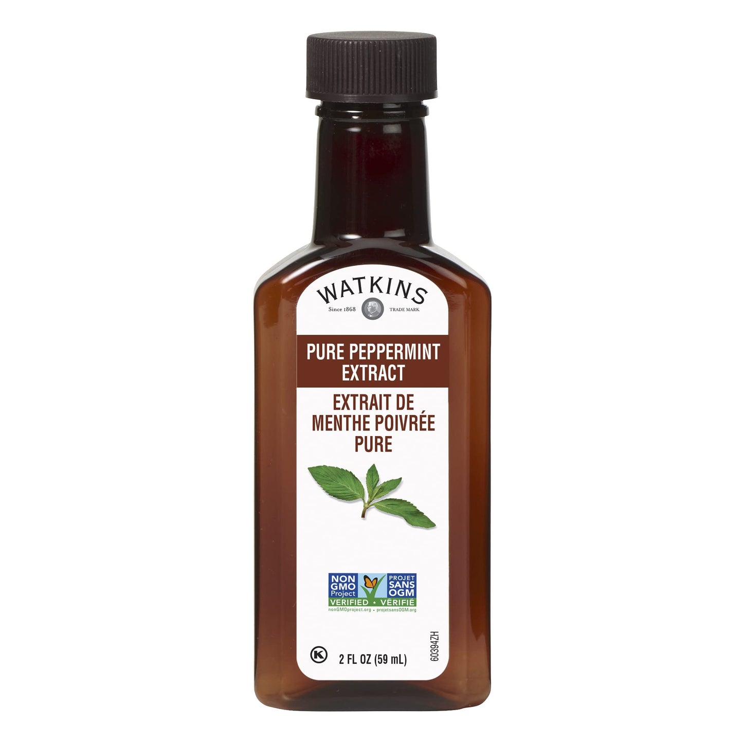 Watkins Pure Peppermint Extract, 2 Oz. Bottles, Pack Of 6 (Packaging May Vary)
