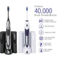 Pursonic S520 Rechargeable Sonic Toothbrush- Includes 20 Accessories: 12 Brush Heads & More, Black
