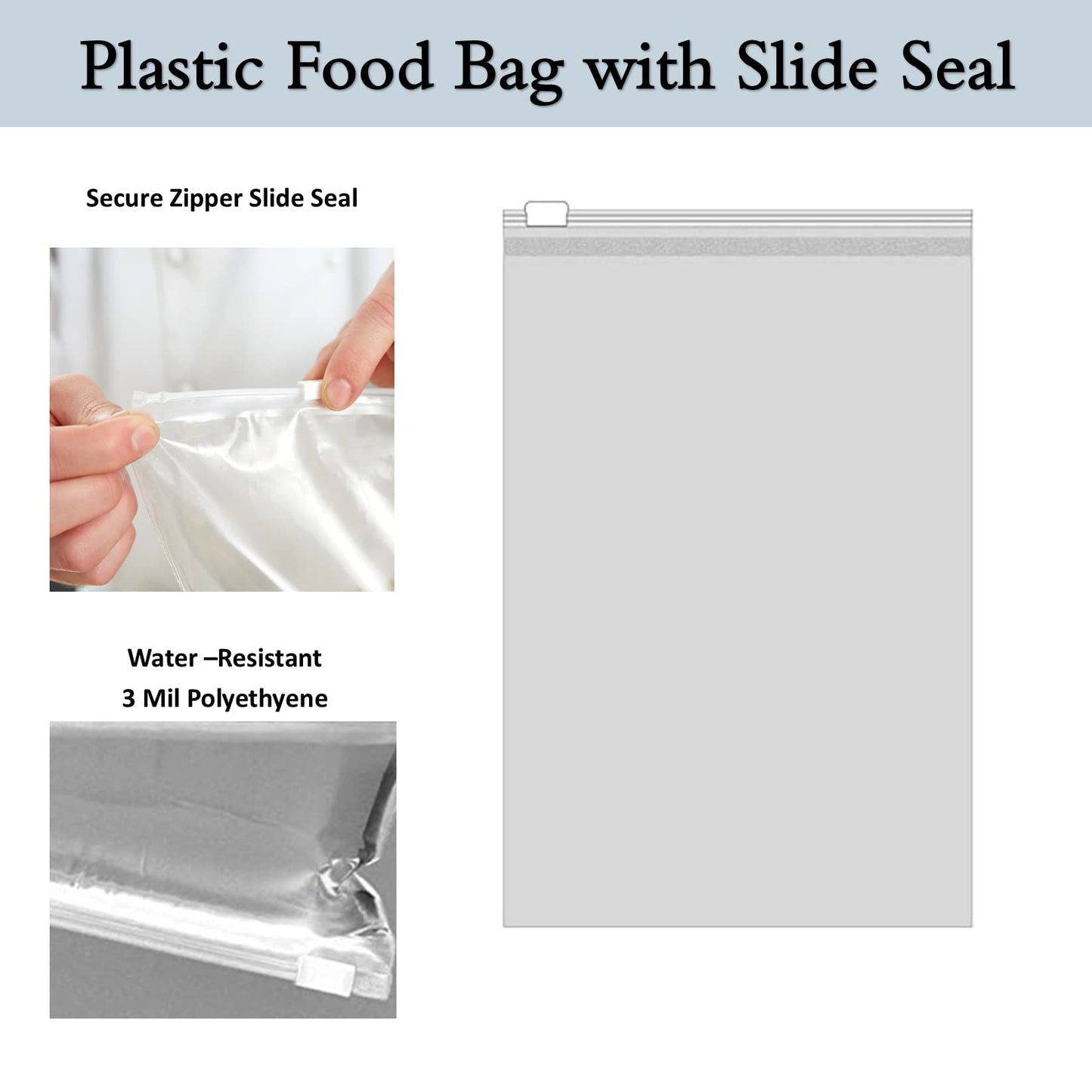 Bag-N-Dash 100 Kraft Real Mayo Condiment Packs - Single Serve Packets Of Mayo W/ Plastic Food Bag & Slide Seal For Easy Storage