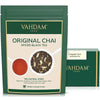 VAHDAM, India's Original Masala Chai Tea Loose Leaf (50 Cups/3.53oz) Blend Of Black Tea  Cinnamon, Cardamom, Cloves & Black Pepp
