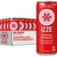 Izze Sparkling Juice Beverage Blend, Strawberry, No Sugar Added, 8.4 Fl Oz, 24 Cans