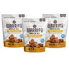 BeeFree Warrior Mix Gluten Free Granola Bites, Paleo, Low Carb, Oat Free, 9 Ounce Bags, 3 Pack