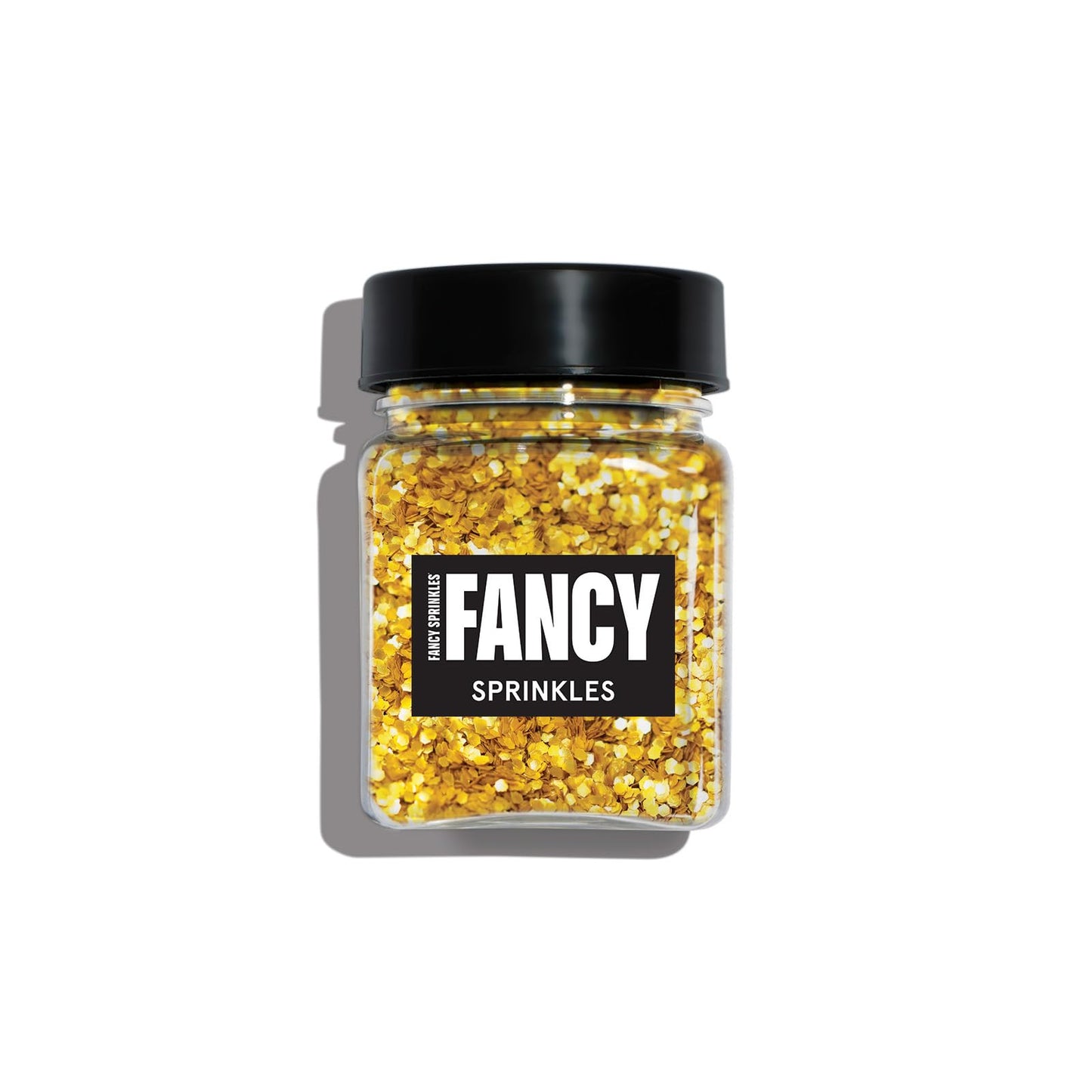 Fancy Sprinkles Metallic Glitter Hexagons Sprinkle Shapes Edible, For Ice Cream, Cookies, Cakes, Cupcakes, Dessert Decorating Sp