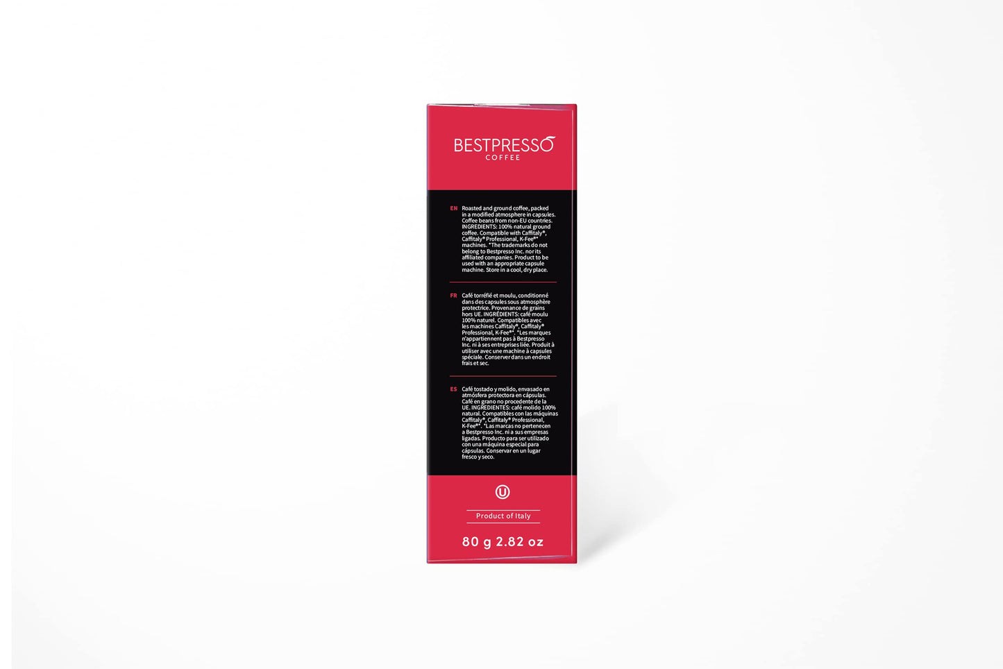 Bestpresso Coffee compact pieces for Starbucks Verismo, Caffitaly, CBTL, K-fee Systems, 80 Count Pack