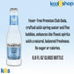Fever-Tree Club Soda Premium Mixer, 12 Pack (6.8 fl oz Glass Bottles) + 20 Plastic Stirrer Sticks