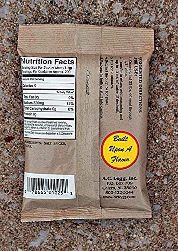Old Plantation A.C. Legg Blend 10 Pork Sausage Seasoning, 8 Ounce Pack, Flavorful Blend for Delicious Sausage Dishes
