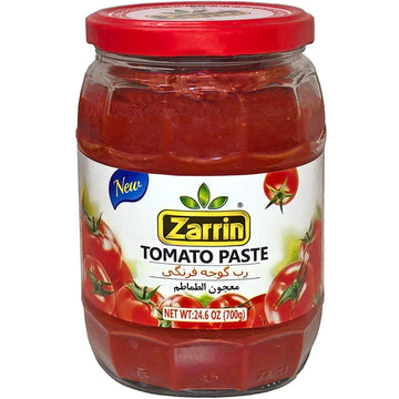 Zarrin - Tomato Paste In A Glass Jar, 24.6 Oz (700G), Product Of Turkey, No Preservatives