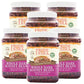 Pride Of India - PACK of 6 - Indian Whole Dark Kidney Beans - Protein & Fiber Rich Rajma, 3 Pound Jar