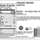 Yupik Organic Lentils, Brown, 2.2 lb, Non-GMO, Vegan, Gluten-Free (Pack of 2)