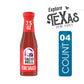 Taco Bell - Lavinia Essential Bundle: 4-Pack of Fire Sauce, 7.5 oz Glass Bottle + 1 Utility Prop.