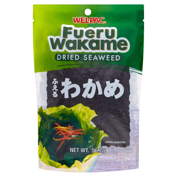 Wel-Pac - Fueru Wakame (Dried Seaweed) Net Wt. 2 Oz.