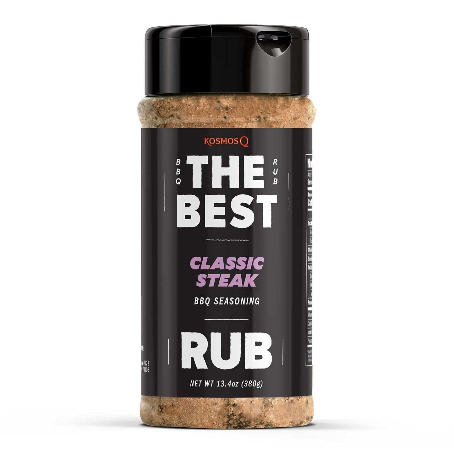 Kosmos Q The Best Classic Steak Rub - Bbq Meat Dry Rub  Steak Seasoning - Use On Steak, Chicken, Ribs, Pork Tenderloin, French F