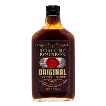 Kentucky Straight Bourbon Barbecue Sauce - Original Flavor for Grilling, 12 Fl Oz