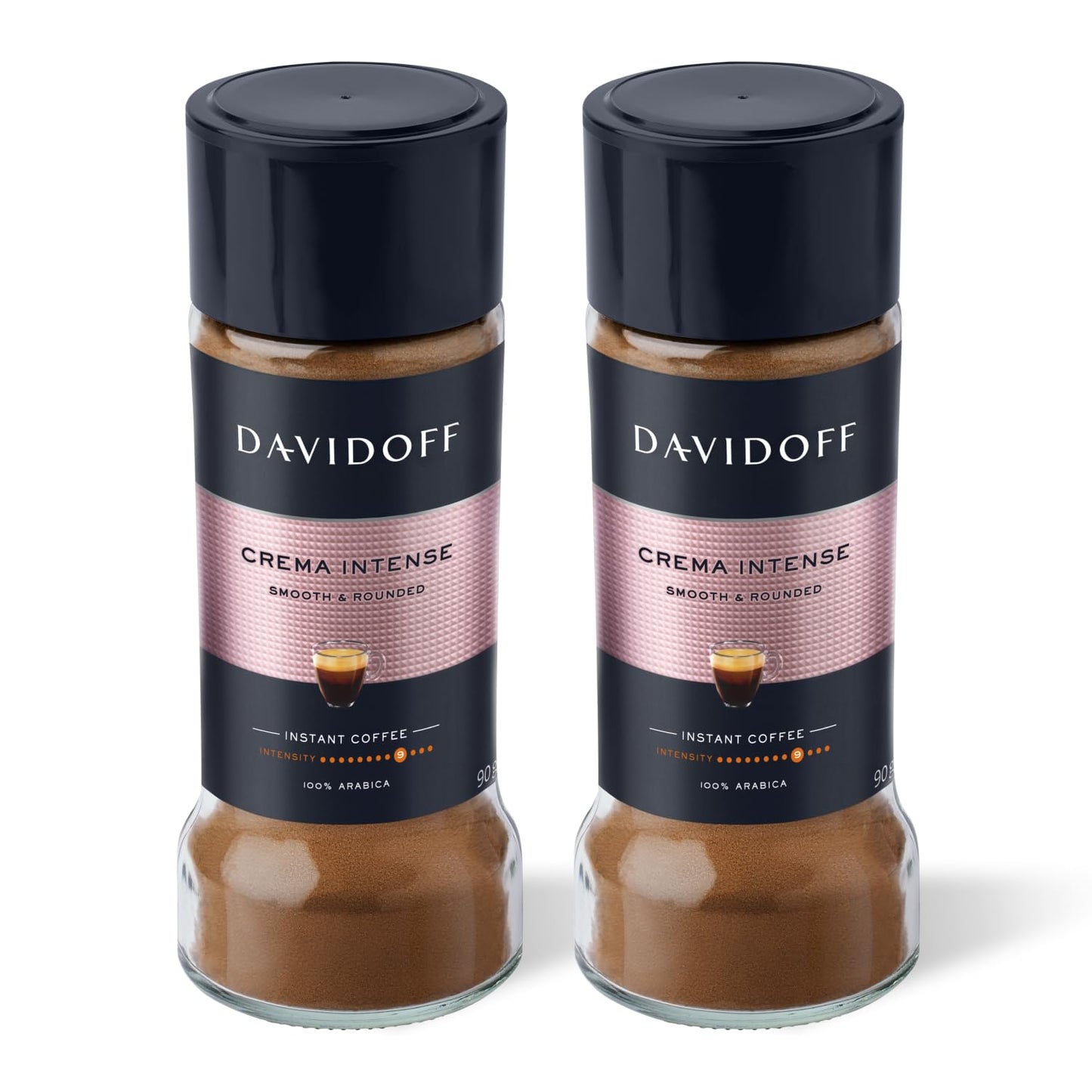 Davidoff Crema Intense Coffee Bottle, 2 X 90 G